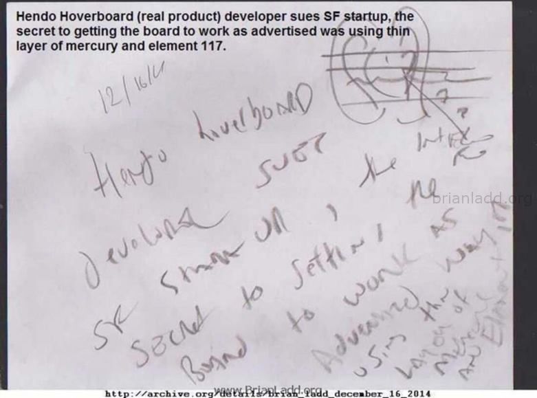 6179 16 December 2014 2 - Hendo Hoverboard (Real Product) Developer Sues Sf Startup, the Secret to Getting the Board to ...
Hendo Hoverboard (Real Product) Developer Sues Sf Startup, the Secret to Getting the Board to Work as Advertised Was Using Thin Layer of Mercury and Element 117.
